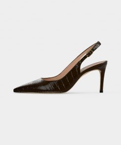 Stuart Weitzman POWER SLINGBACK 75 - High Heels - walnut