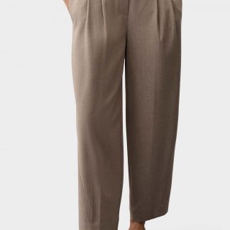 OPUS PANTS CITY PANTS METTA - Trousers - light mocca