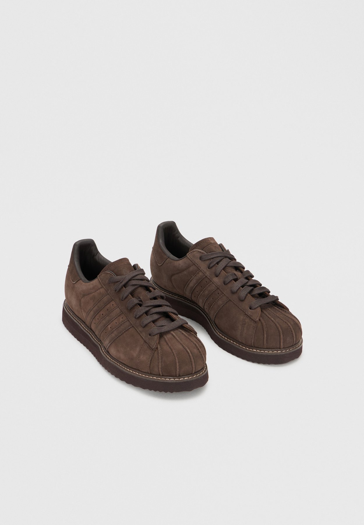 adidas Originals SUPERSTAR LUX UNISEX - Trainers - brown/aurora coffee