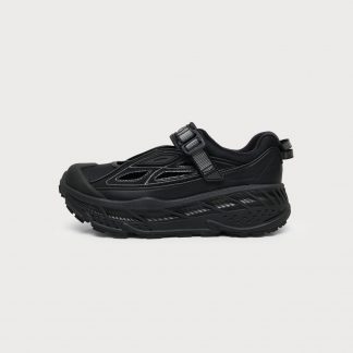 HOKA STINSON BREEZE - Trainers - black/carbon black