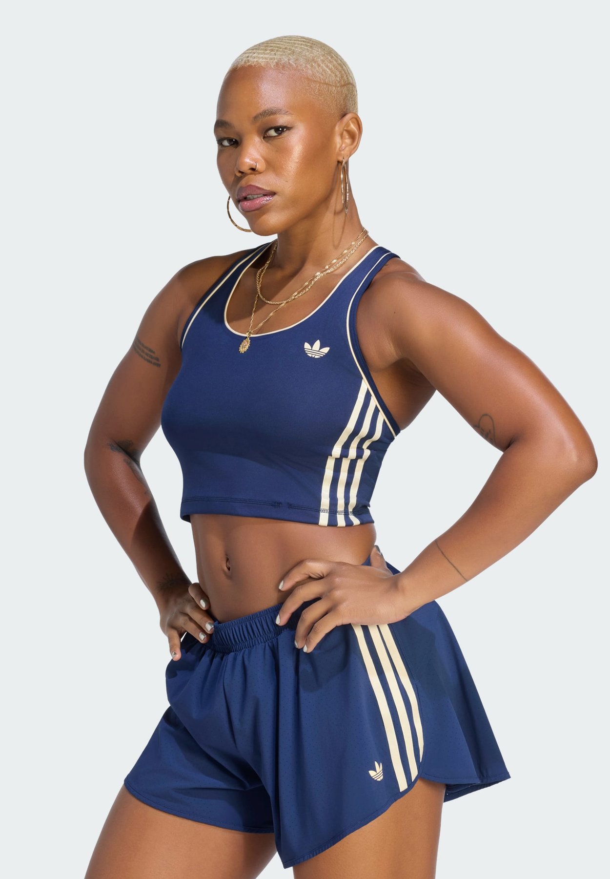 adidas Performance SUPERSTAR BRA TEE - Print T-Shirt - maroon